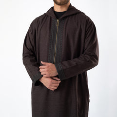 Wool Thawb Burgandy