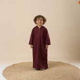 Kids Jilbab Maroon