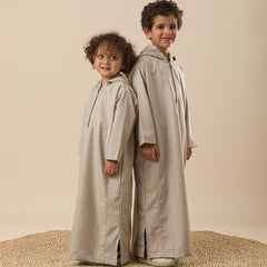 Kids Jilbab Beige
