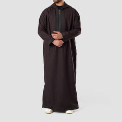 Wool Thawb Burgandy