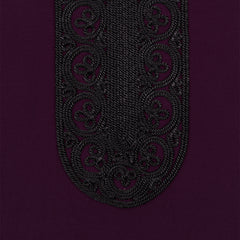 Moroccan Thobe Burgandy