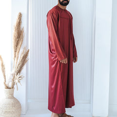 Stabraq Thawb Maroon