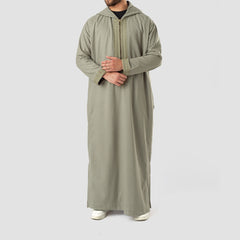 ثوب صوف. زيتوني فاتح