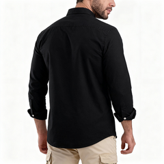 Plain Oxford Shirt Black