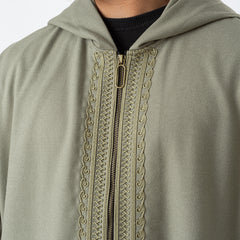 ثوب صوف. زيتوني فاتح