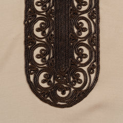 Moroccan Thobe Beige Tan