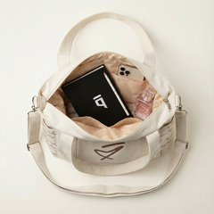 Qalb Salem Multi-Pocket Canvas women’s Bag