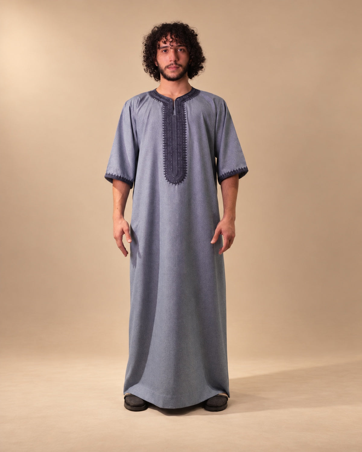Moroccan Summer Thawb Dusty Sky