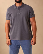 Polo T-Shirt Iron Gray