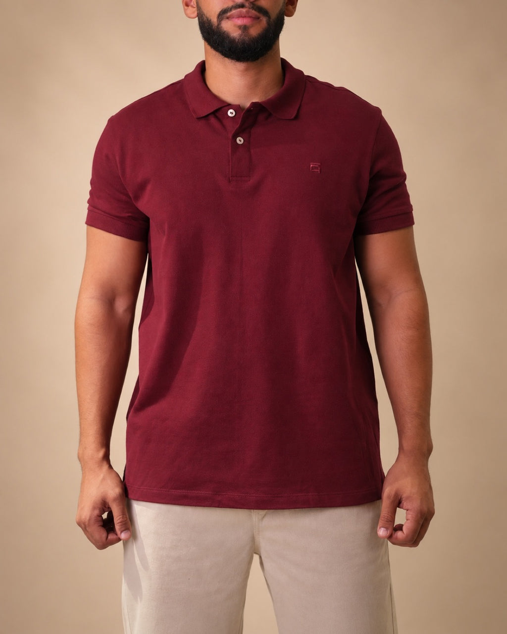 Polo T-Shirt Maroon