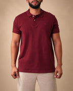 Polo T-Shirt Maroon