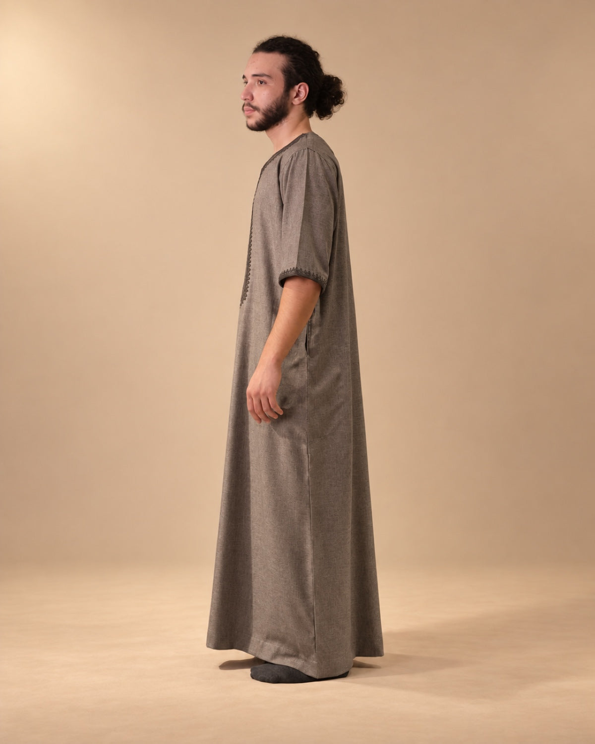 Moroccan Summer Thawb Sage Gray Secondary image