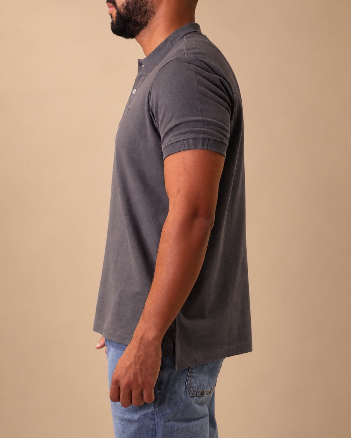 Polo T-Shirt Iron Gray