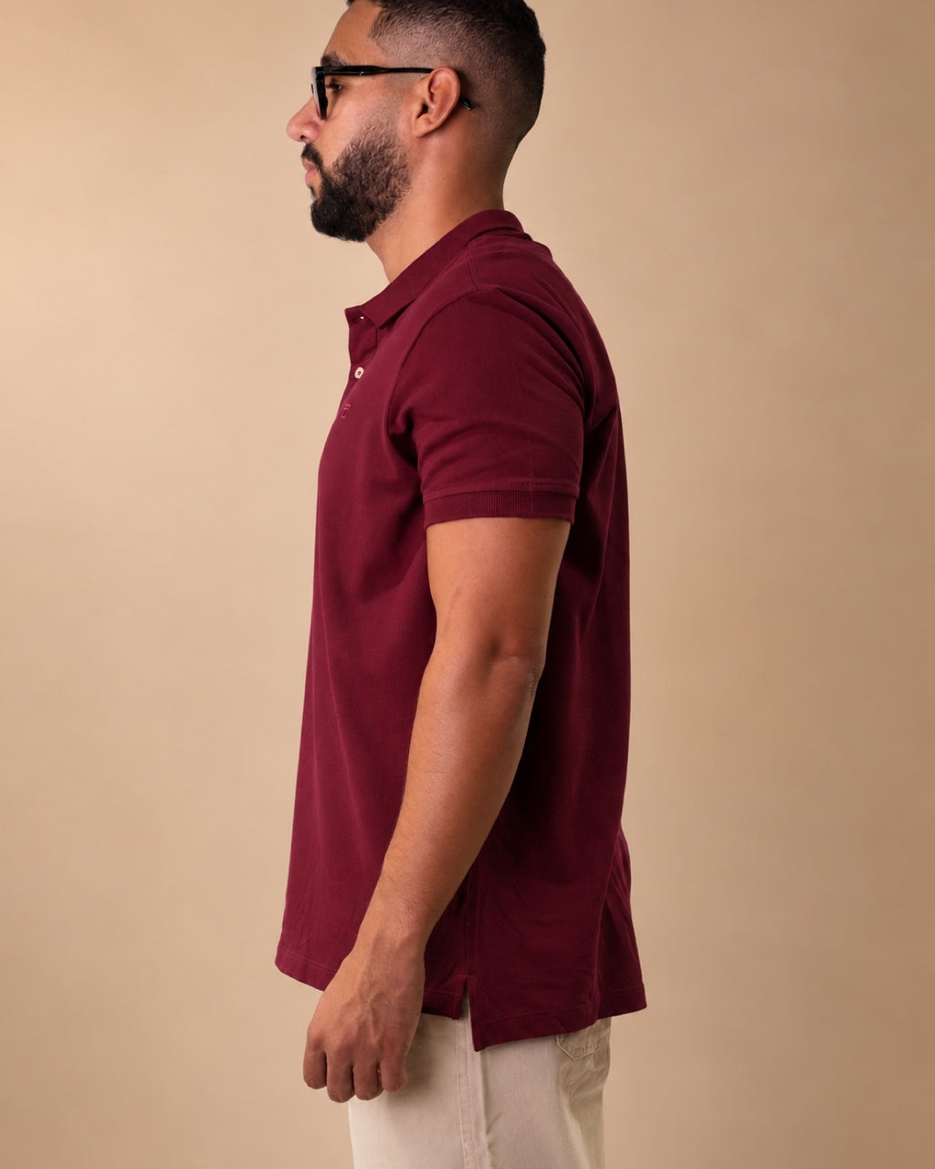 Polo T-Shirt Maroon
