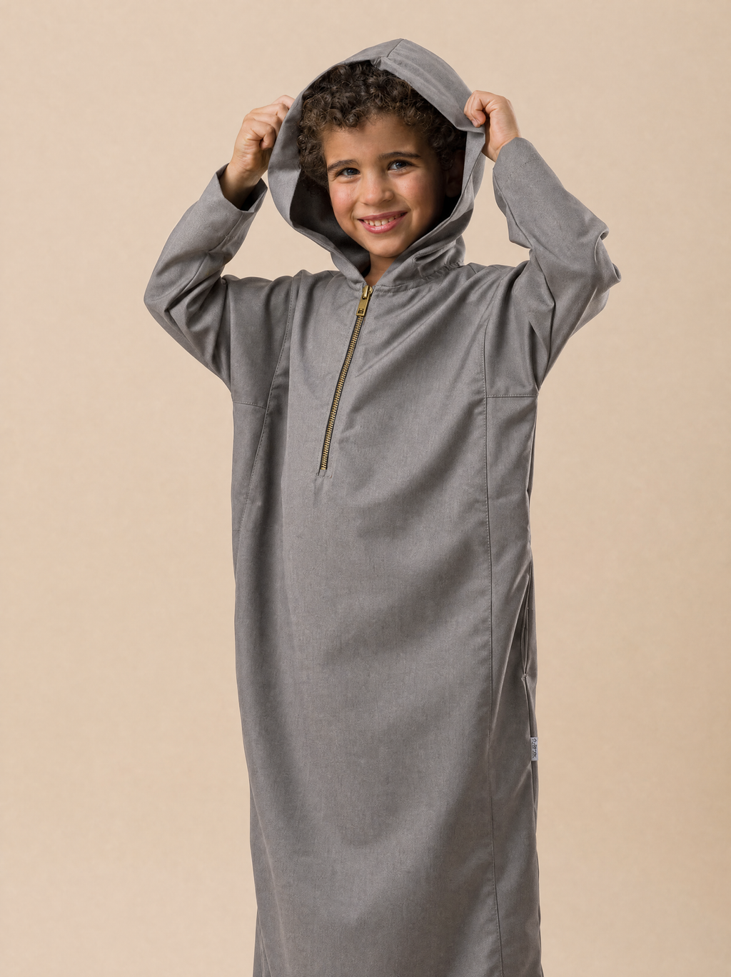 Kids Jilbab Silver
