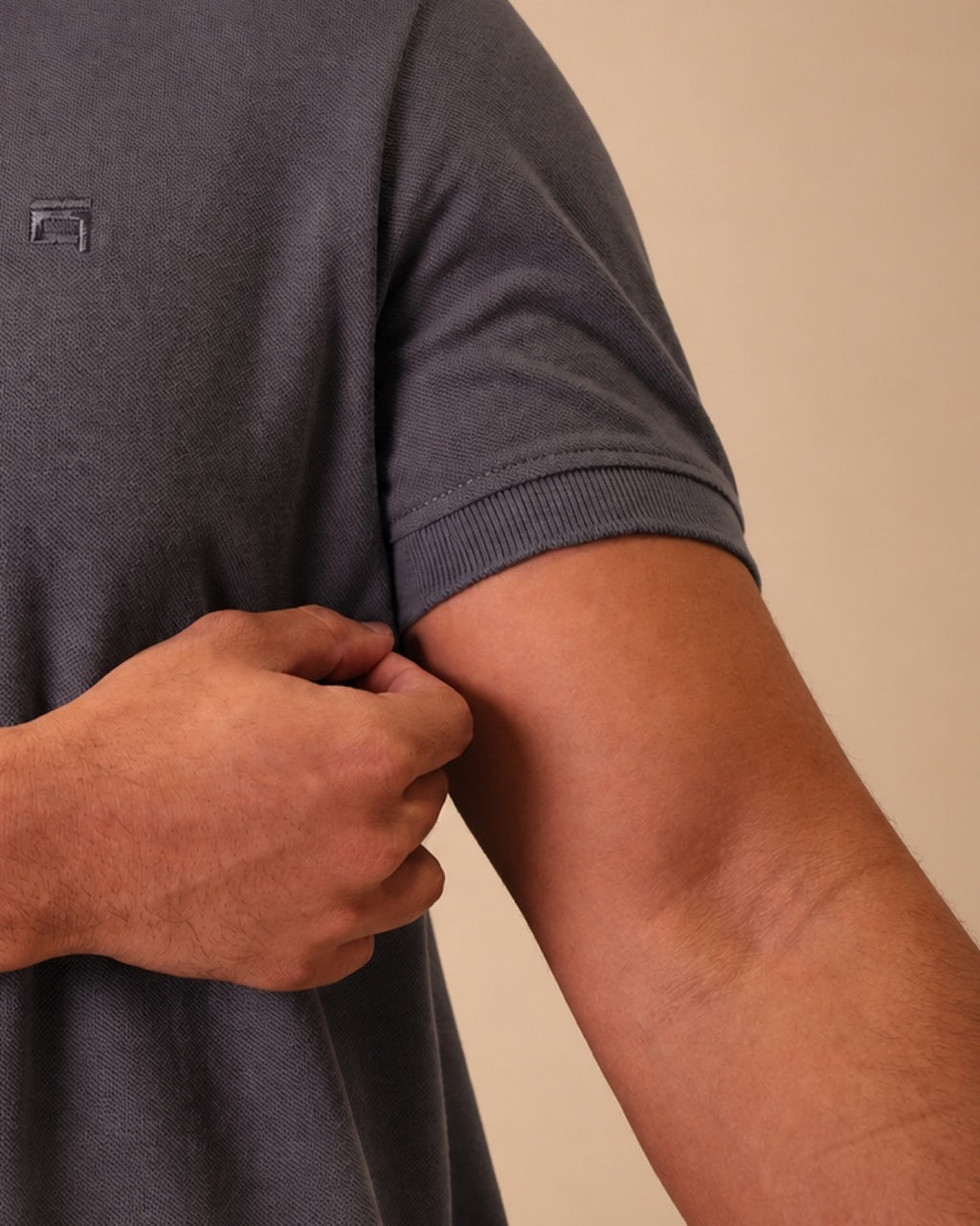 Polo T-Shirt Iron Gray