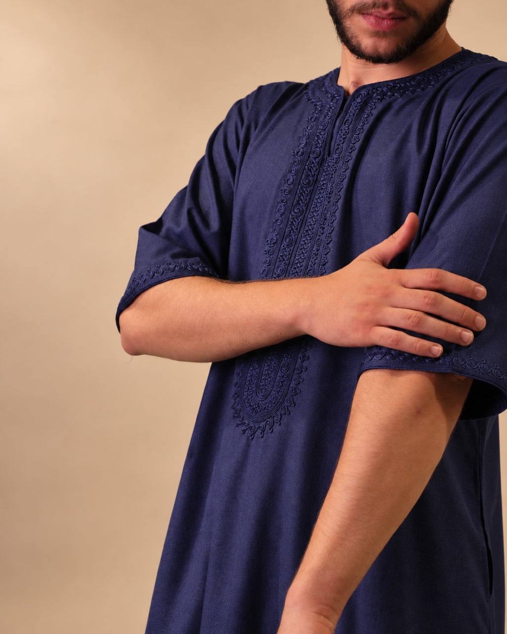 Moroccan Summer Thawb Rich Blue