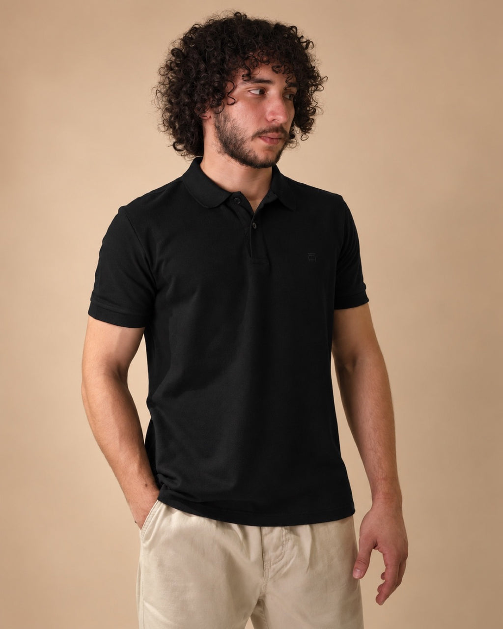 Polo T-Shirt Black