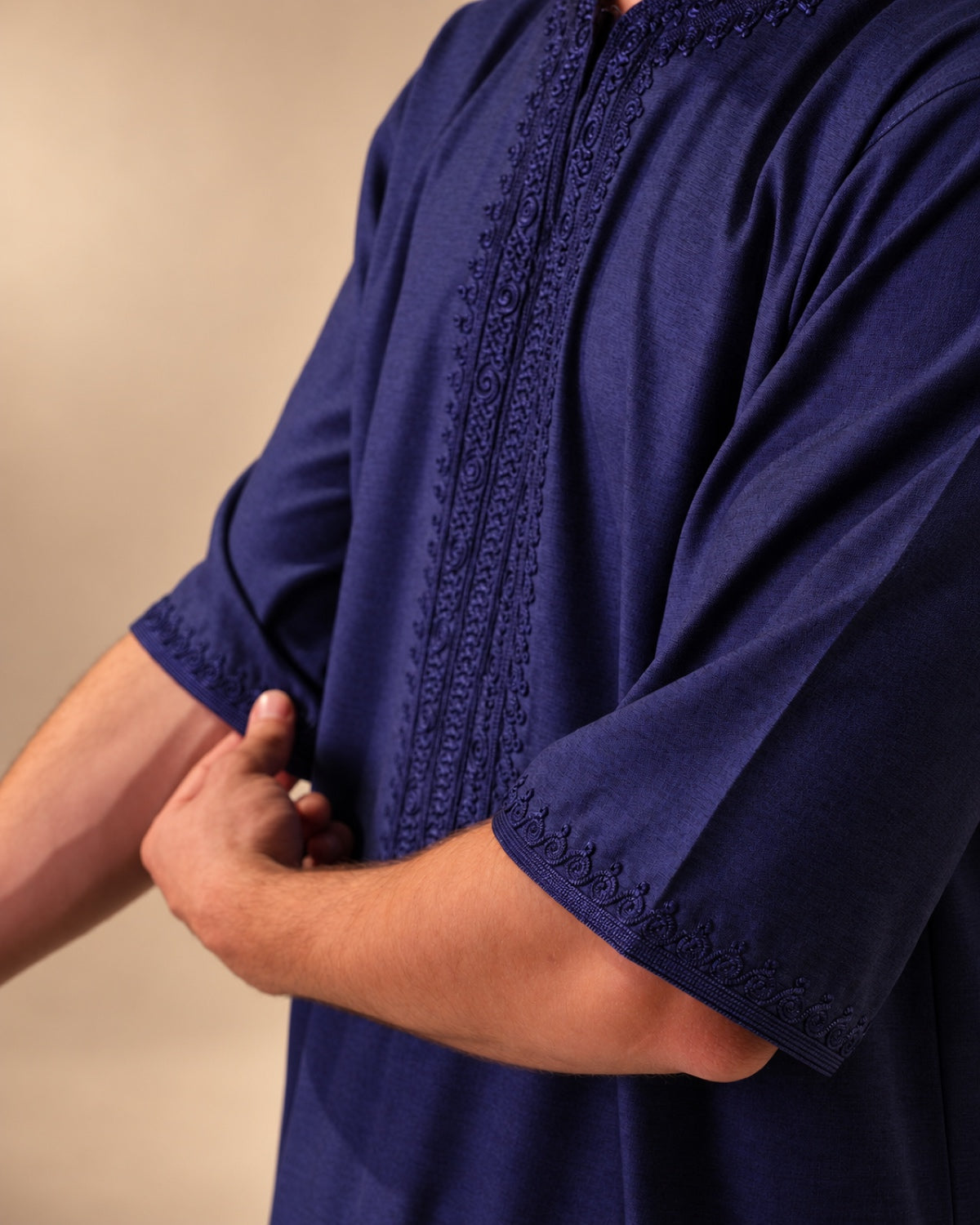 Moroccan Summer Thawb Rich Blue