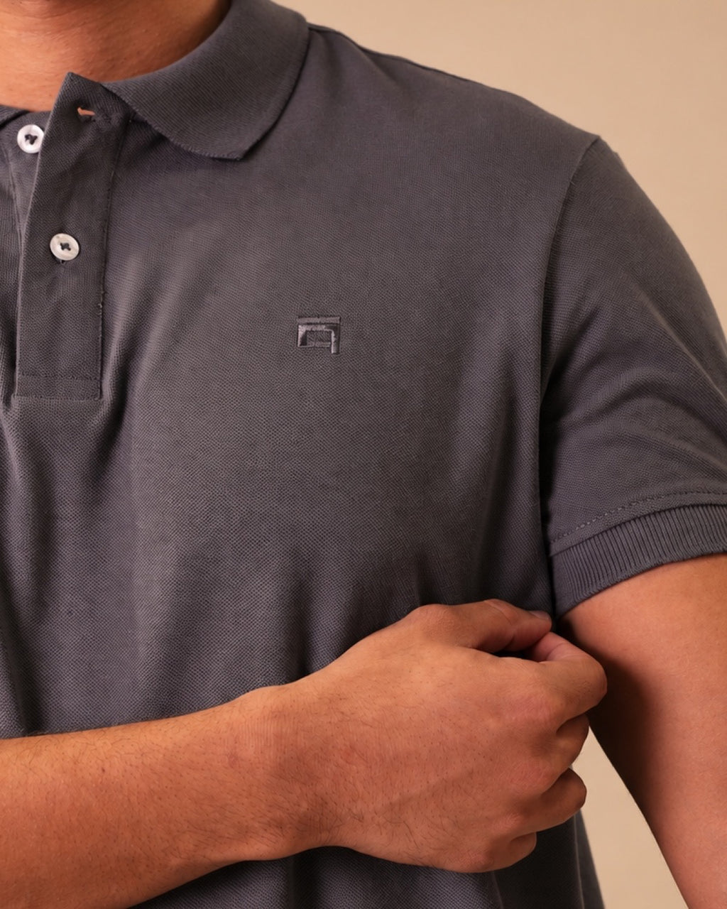 Polo T-Shirt Iron Gray