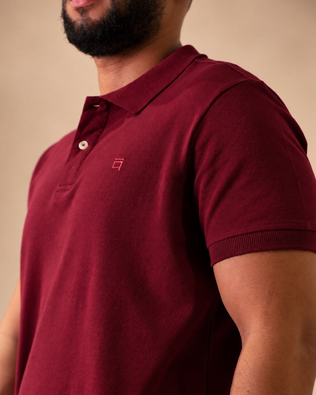 Polo T-Shirt Maroon
