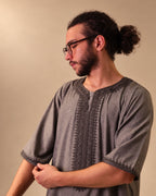Moroccan Summer Thawb Sage Gray