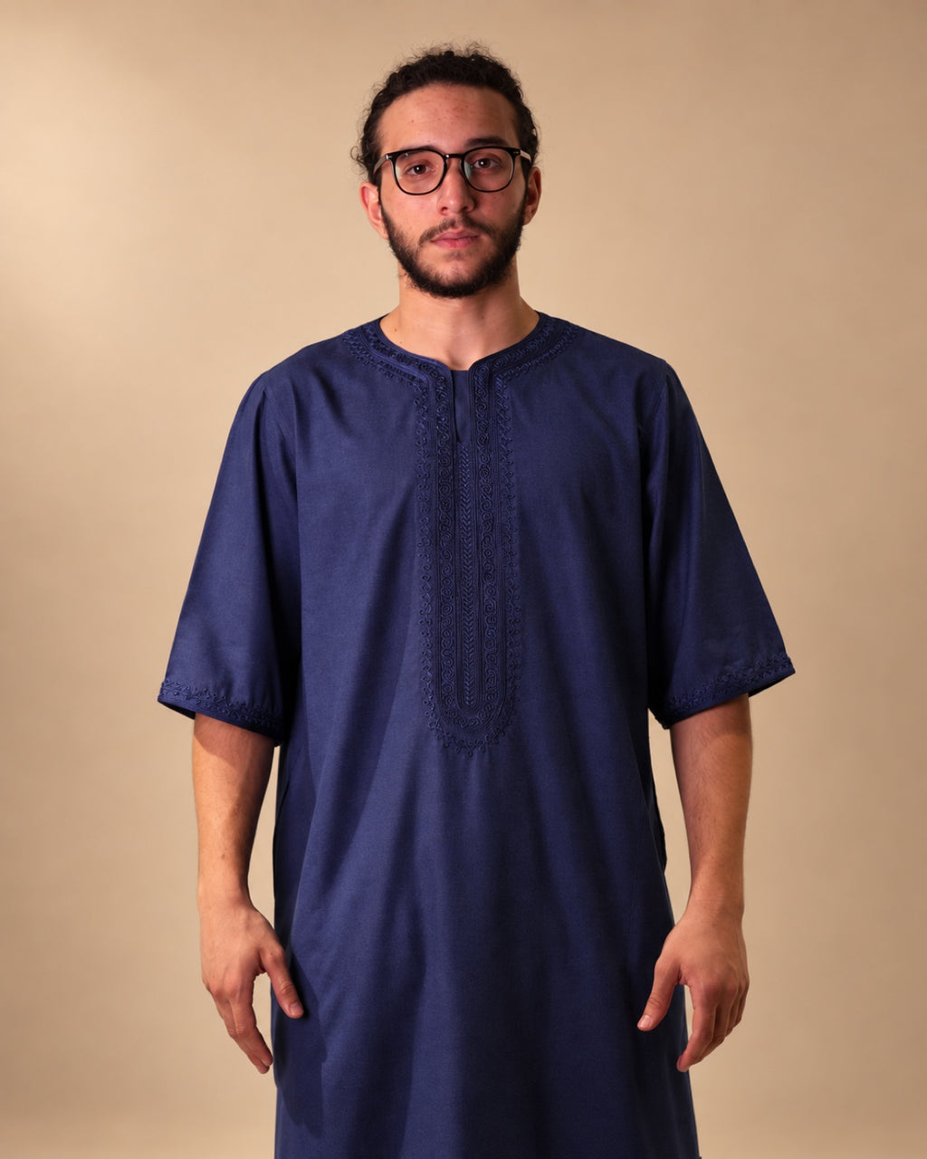 Moroccan Summer Thawb Rich Blue
