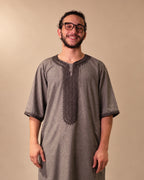 Moroccan Summer Thawb Sage Gray