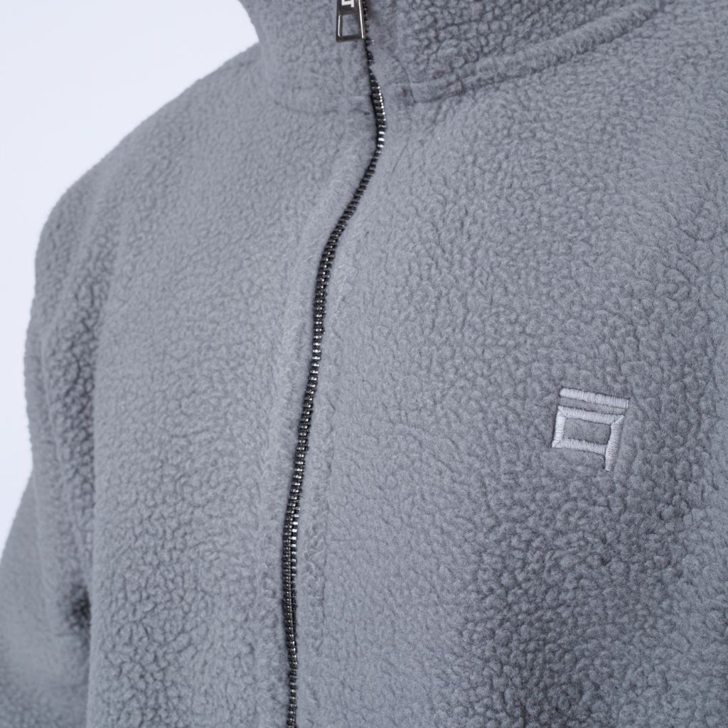 تيدي جاكيت. رمادي