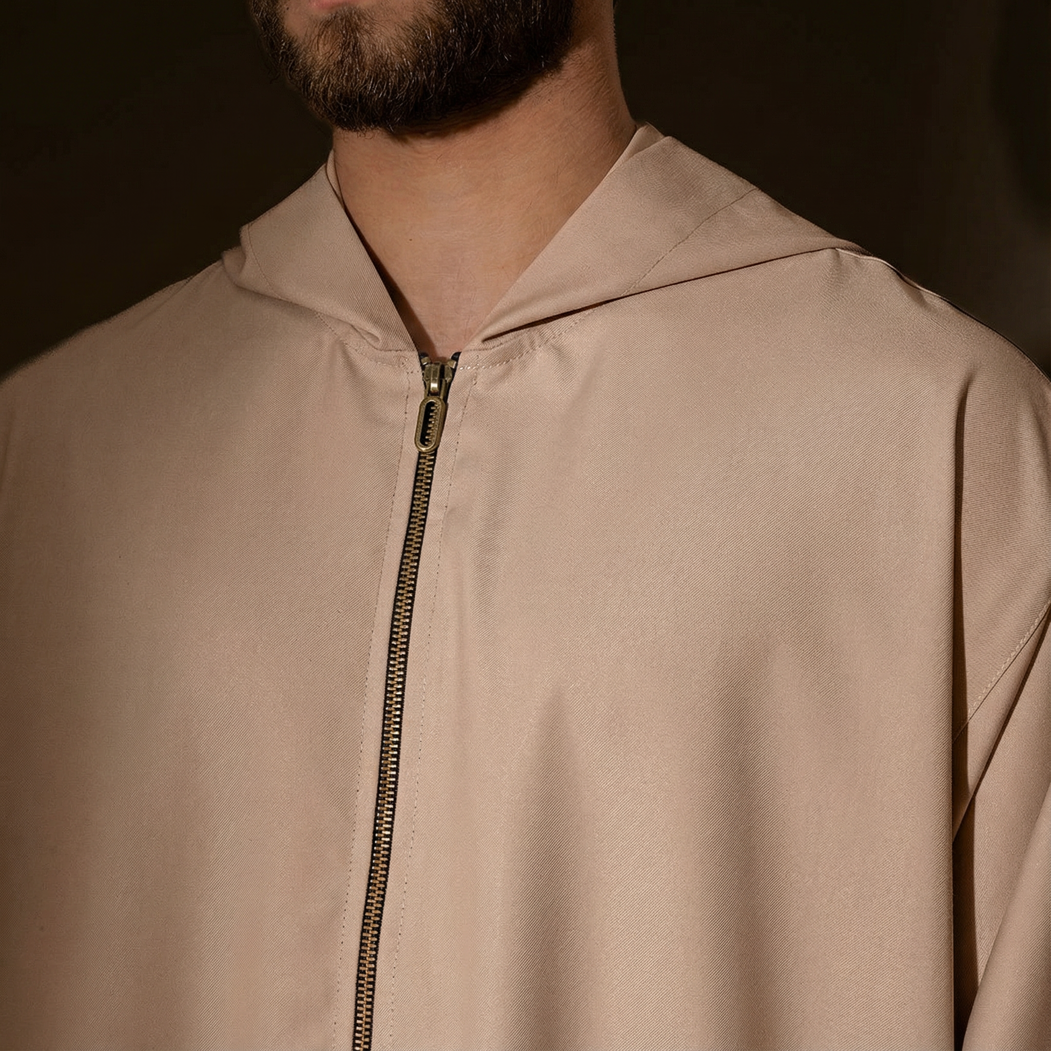 جلباب إستبرق. بيج Secondary image