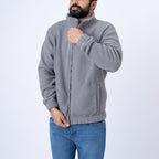 تيدي جاكيت. رمادي