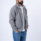 تيدي جاكيت. رمادي