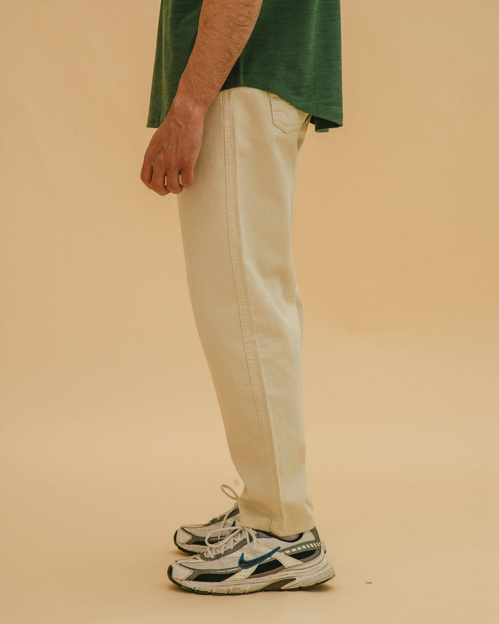Loose Fit Jogger Light Beige