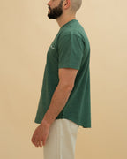 Curved Slub Tee Olive