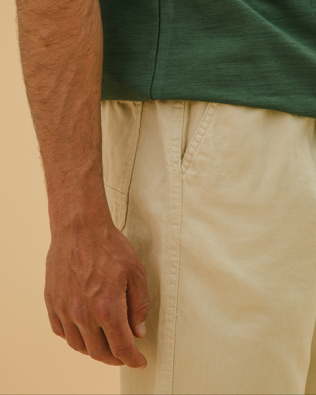 Loose Fit Jogger Light Beige