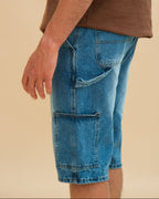 Denim Shorts light blue