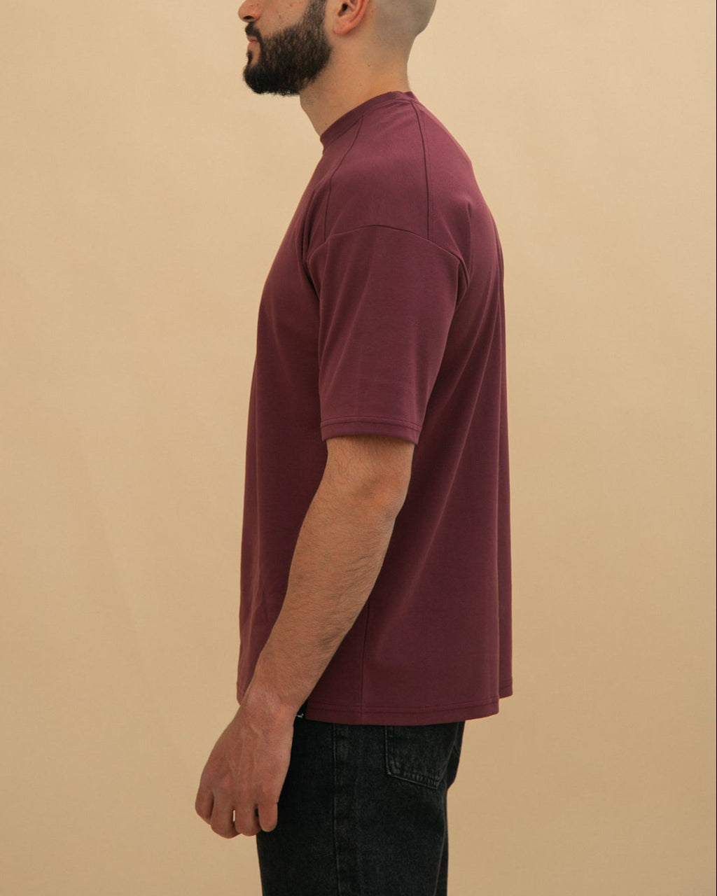AXIS Seam Tee – Maroon