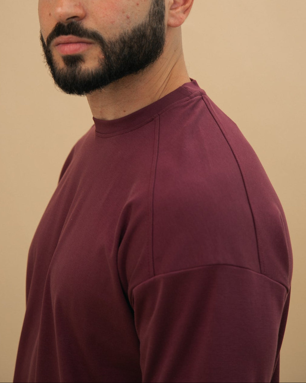 AXIS Seam Tee – Maroon