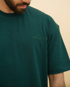 Crew-Neck SajdaFlap™️ Tee Green