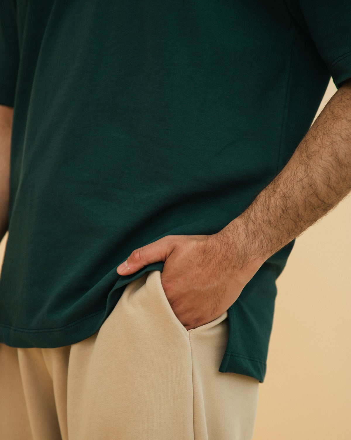 Crew-Neck SajdaFlap™️ Tee Green