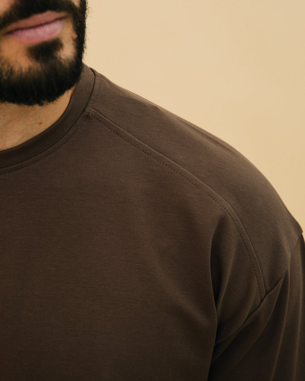 AXIS Seam Tee – Dark Brown