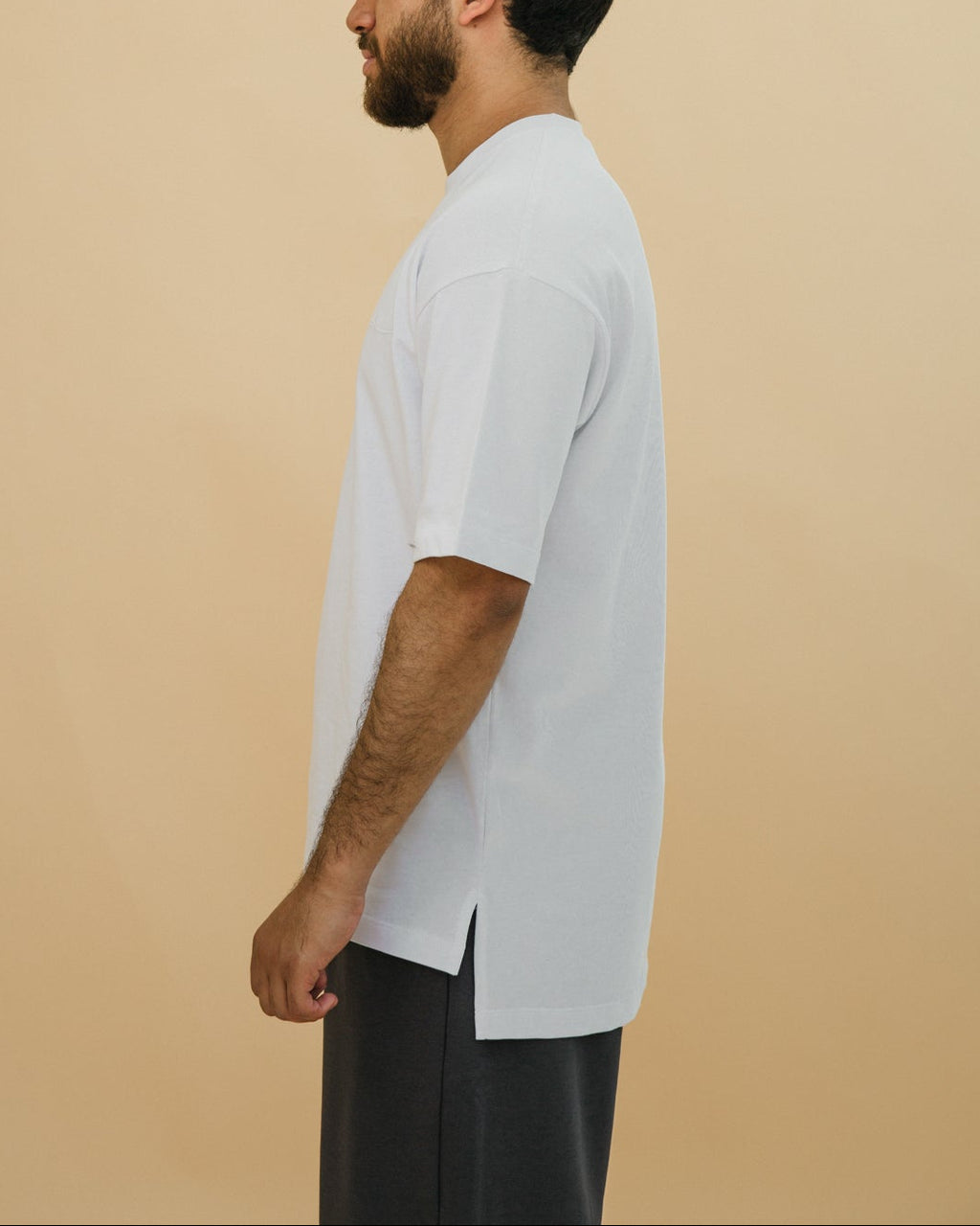 Crew-Neck SajdaFlap™️ Tee
 White