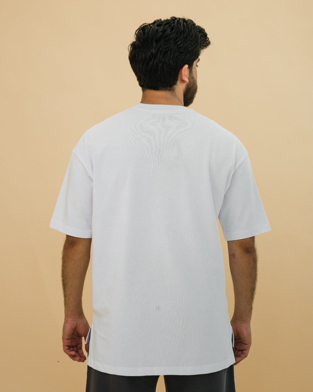 Crew-Neck SajdaFlap™️ Tee
 White