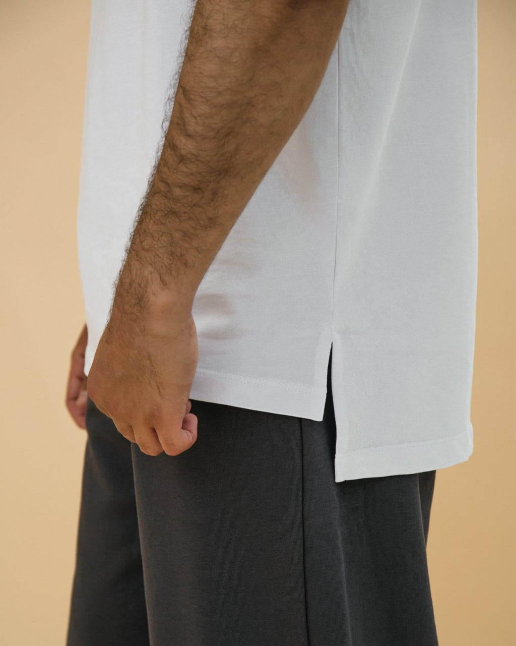 Crew-Neck SajdaFlap™️ Tee
 White