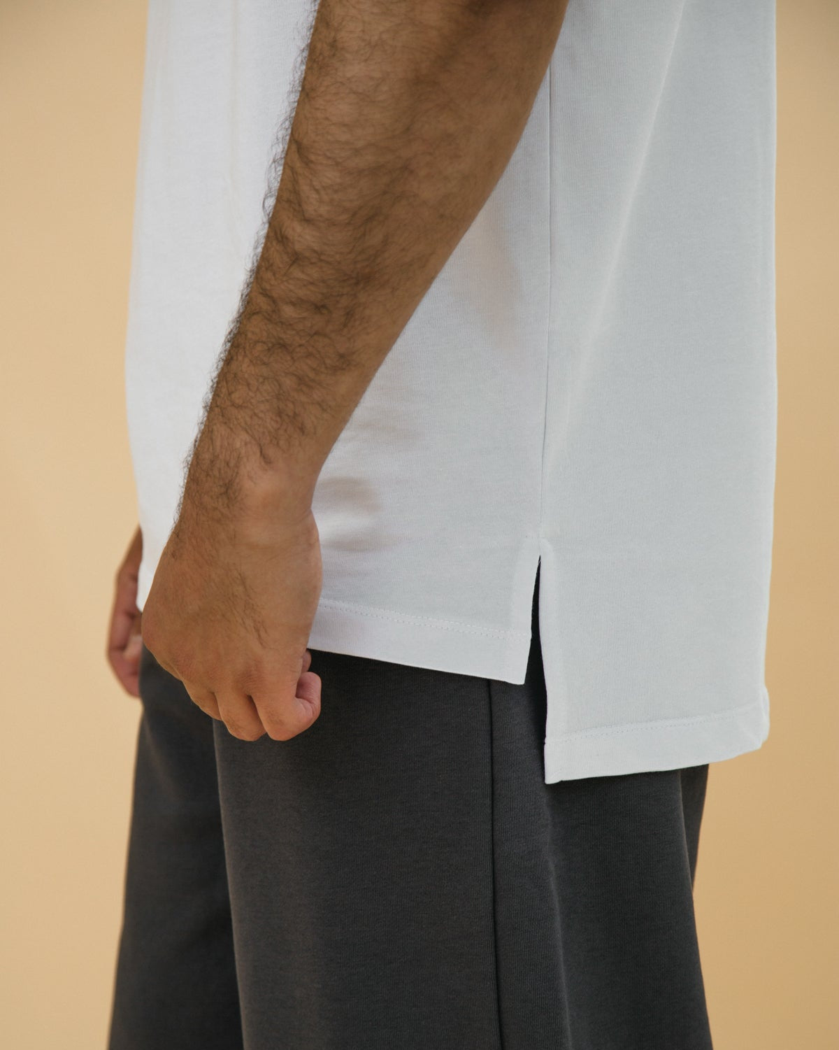 Crew-Neck SajdaFlap™️ Tee
 White