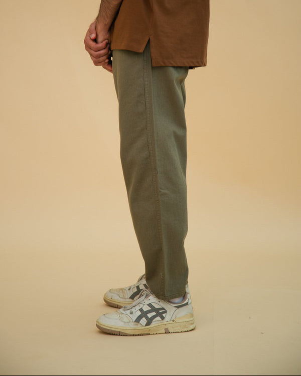 Loose Fit Jogger Khaki
