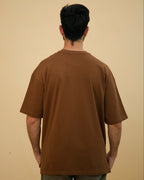 Crew-Neck SajdaFlap™️ Tee
 Brown