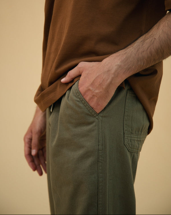 Loose Fit Jogger Khaki