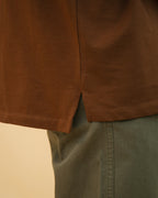 Crew-Neck SajdaFlap™️ Tee
 Brown