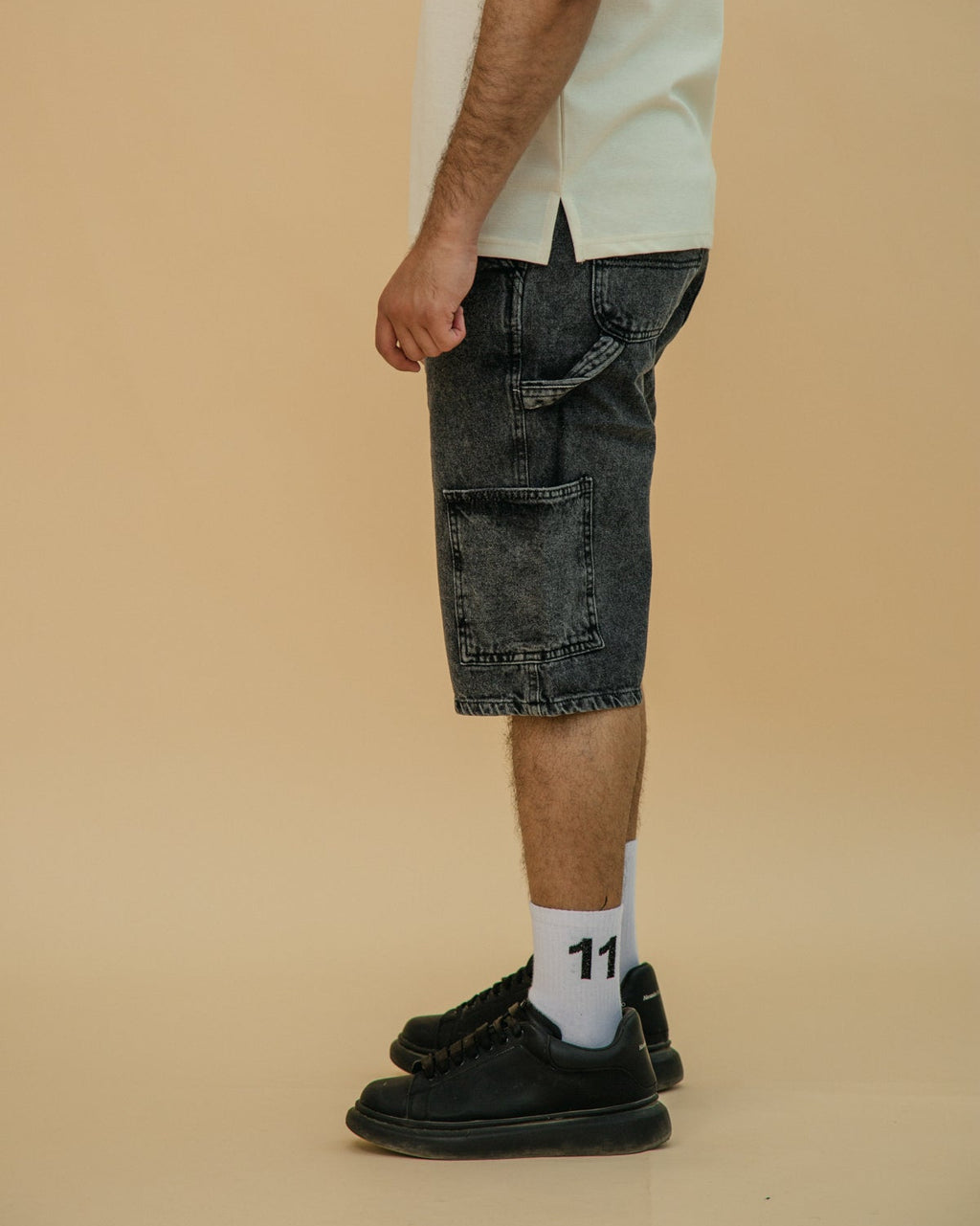 Denim Shorts Black